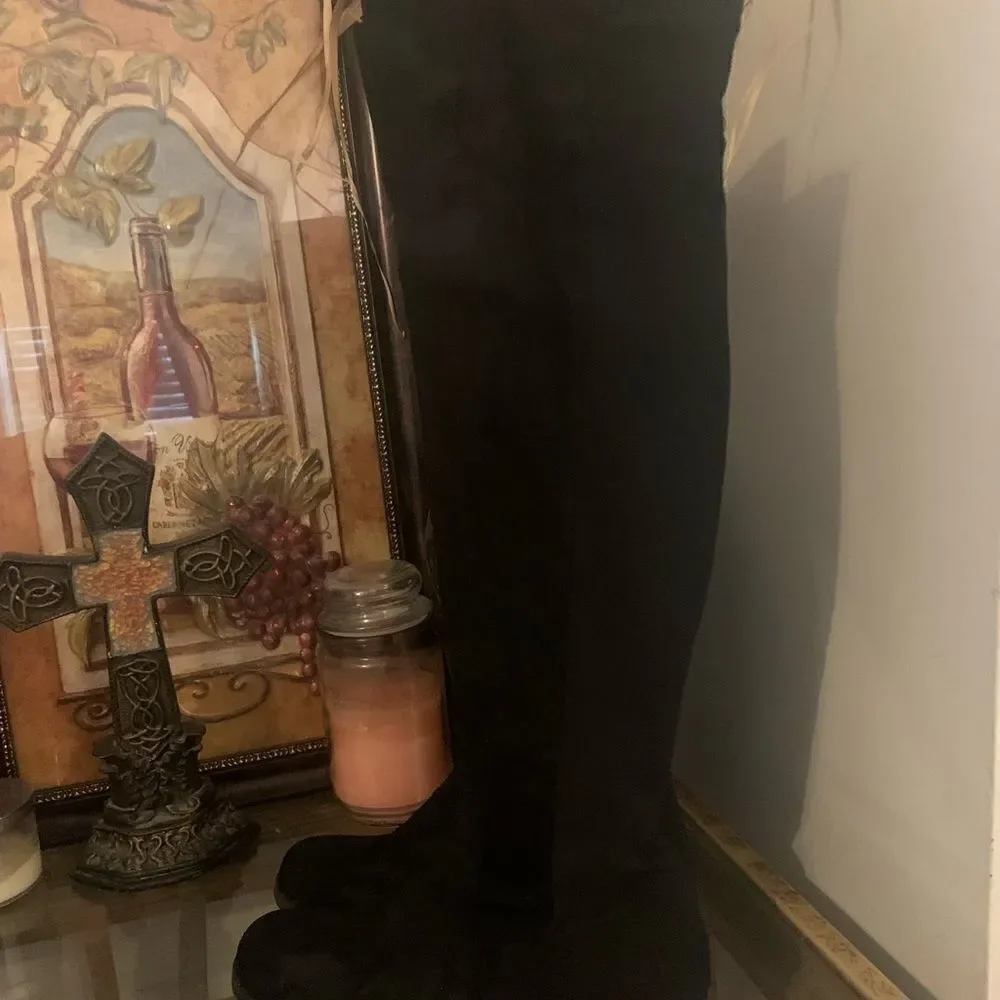 Black Unisa tall boots size 7 - Picture 3 of 13